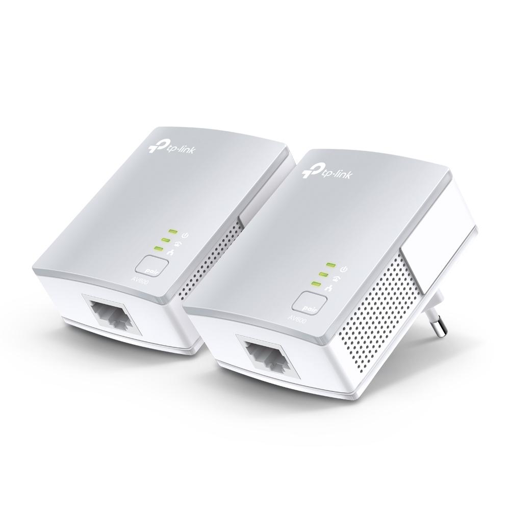 Kit adaptor powerline AV600 pentru internet prin priza - TP-LINK TL-PA411 KIT