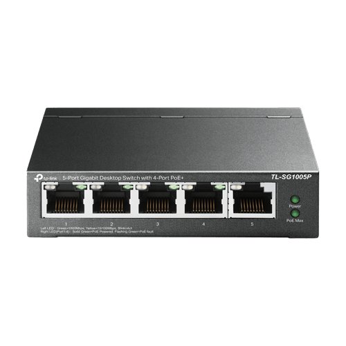 Switch PoE 4 porturi Gigabit - TP-Link TL-SG1005P