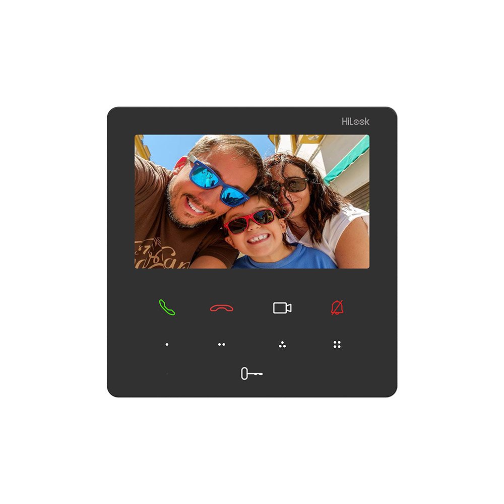 Post interior IP WiFi videointerfon ecran tactil 4.3 inch PoE 200 evenimente aplicatie mobil - HikVision HiLook VI-H440W